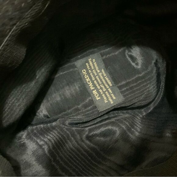 Eric Javits Western Cowboy Felt Hat Leather Trim - Picture 9 of 11